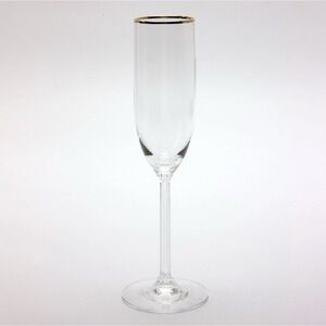 Lenox McKinley Champagne Flute Gold Rim